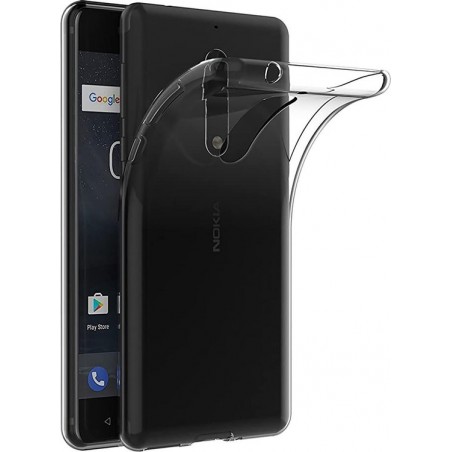 EmpX.nl Nokia Nokia 5 TPU Transparant Siliconen Back cover