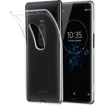 Epicmobile - Sony Xperia XZ4 Transparant silicone hoesje – Back Cover – Clear