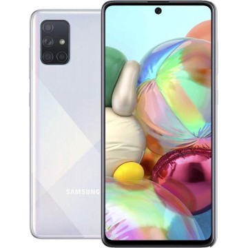 Samsung - Galaxy A71 - Dual-Sim - 128GB - Crush White