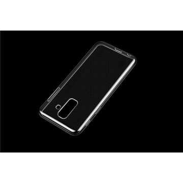 Backcover hoesje voor Samsung Galaxy A6+ (2018) - Transparant (A6 Plus 2018)