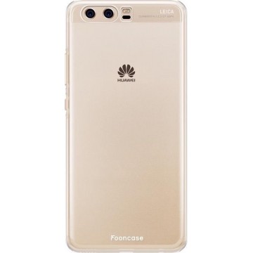 FOONCASE Huawei P10 hoesje TPU Soft Case - Back Cover - Transparant / Doorzichtig