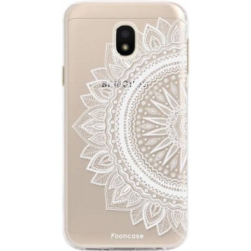 FOONCASE Samsung Galaxy J3 2017 hoesje TPU Soft Case - Back Cover - Mandala / Ibiza