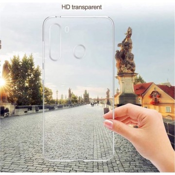 EmpX.nl Samsung Galaxy A21 TPU Transparant Siliconen Back cover