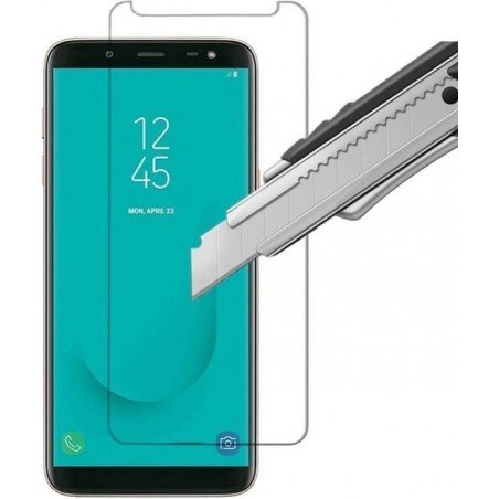 Samsung Galaxy J6 Plus 2018 Screenprotector Glas - Tempered Glass Screen Protector - 1x