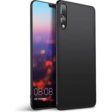 Huawei P20 Pro - Silicone Hoesje - Zwart