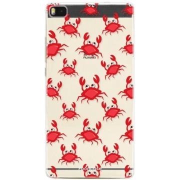 FOONCASE Huawei P8 hoesje TPU Soft Case - Back Cover - Crabs / Krabbetjes / Krabben