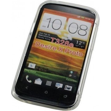 TPU Case voor HTC Desire X S-Curve transparent