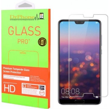 DrPhone Huawei P20 PRO Glas - Glazen Screen protector - Tempered Glass 2.5D 9H (0.26mm)