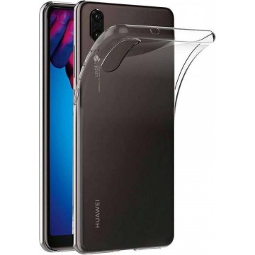 TPU Hoesje Back Cover voor Huawei P20 Transparant