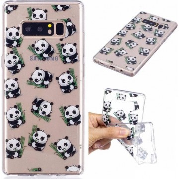 Softcase hoes panda's Samsung Galaxy Note 8