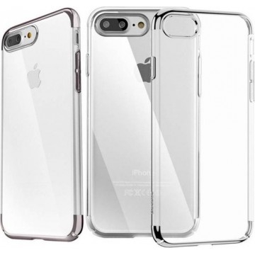 Transparant Silicone (flexibel) telefoonhoesje/case/cover voor Apple iPhone 7 plus