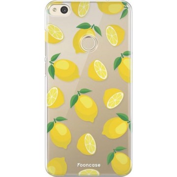 FOONCASE Huawei P8 Lite 2017 hoesje TPU Soft Case - Back Cover - Lemons / Citroen / Citroentjes