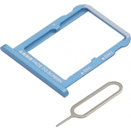 MMOBIEL Sim Tray Kaart Houder Nano Slot voor Xiaomi Mi A2 (BLAUW)